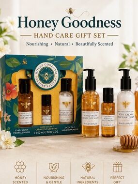 Honey Health & Beauty Items  Gift Set is Goodness Hand Soap